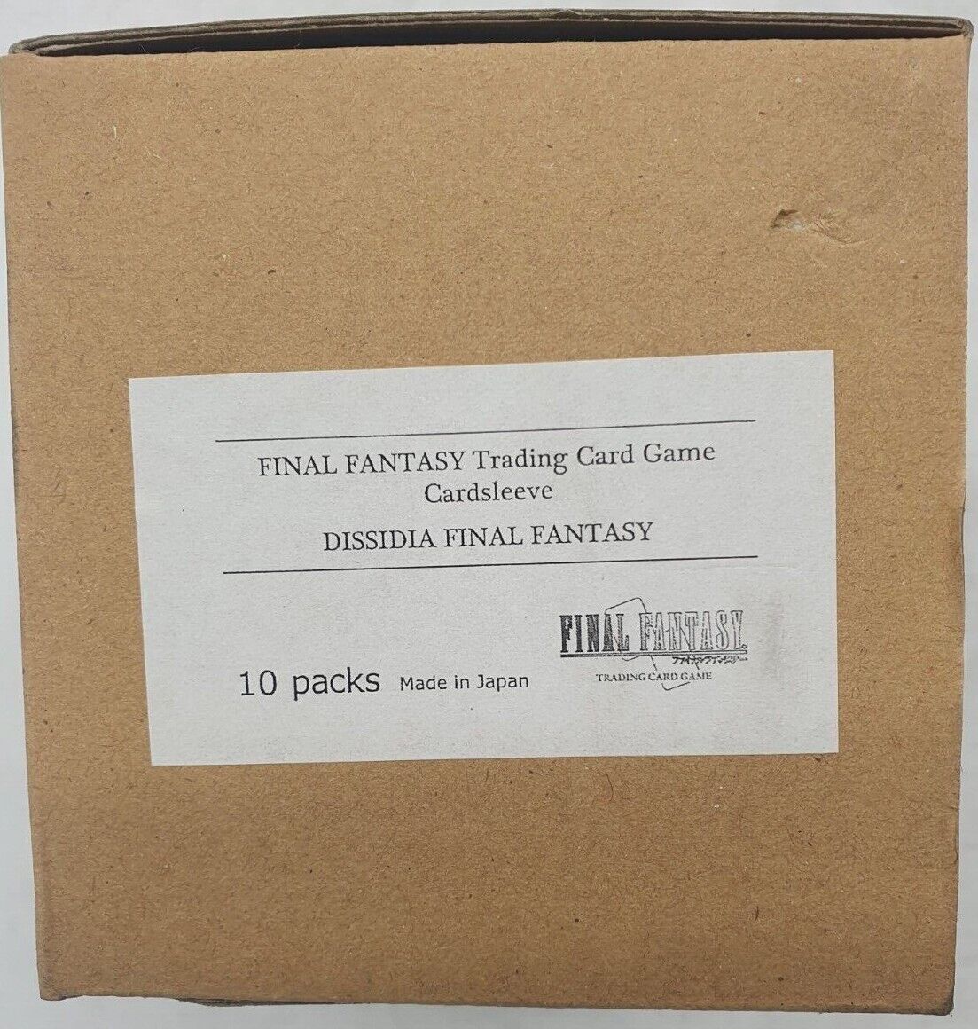 Final Fantasy TCG Ponte Protezione Maniche (10 Confezioni Di 60) Nuova ~