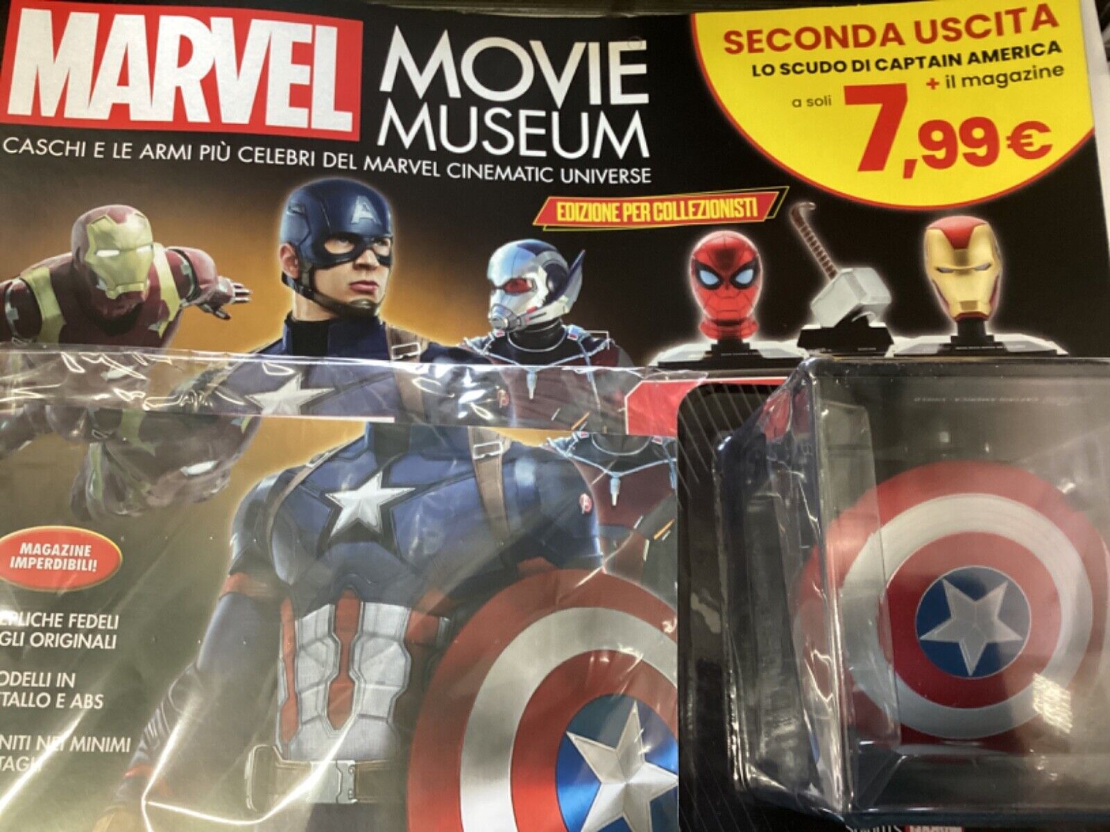 Marvel movie Museum SCUDO SHIELD CAPTAIN  AMERICA  + magazine, DeAgostini #2