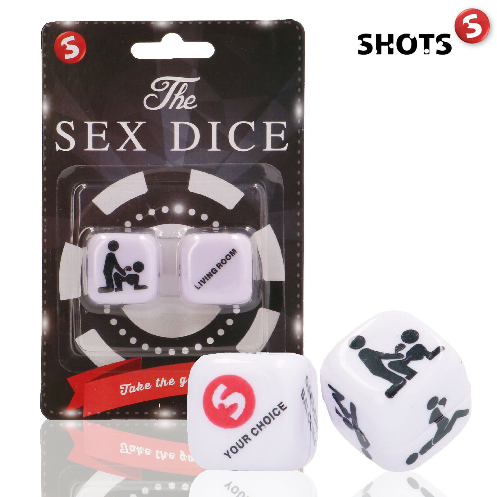 Shots Take the Gamble Sex Dice Funny Couple Games Sex Position Dadi per Sesso