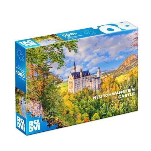 D-Toys DTS75963 Puzzle da 1000 Pezzi - Neuschwanstein Castle, Germany