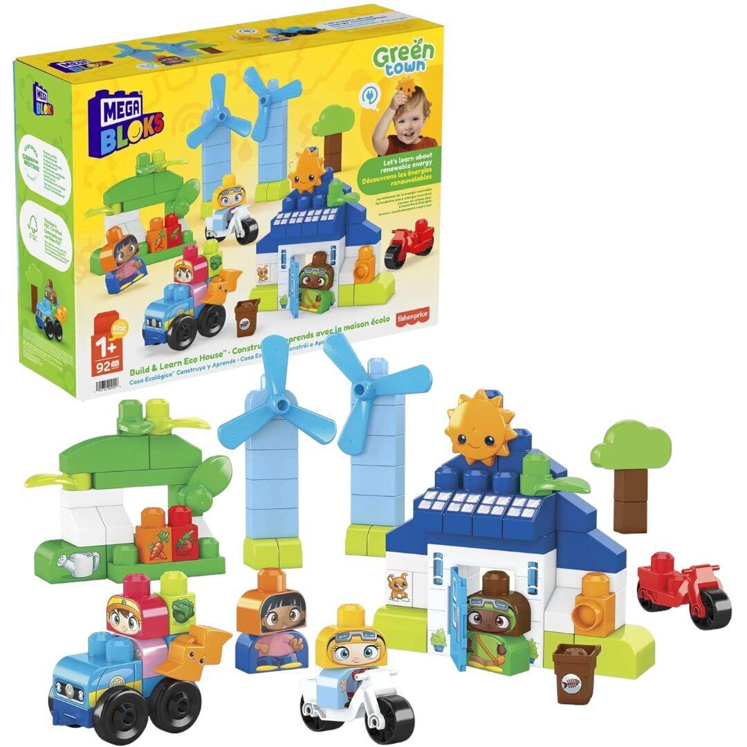 Mega Bloks Green Town Casetta Eco Amici Bio HCG36