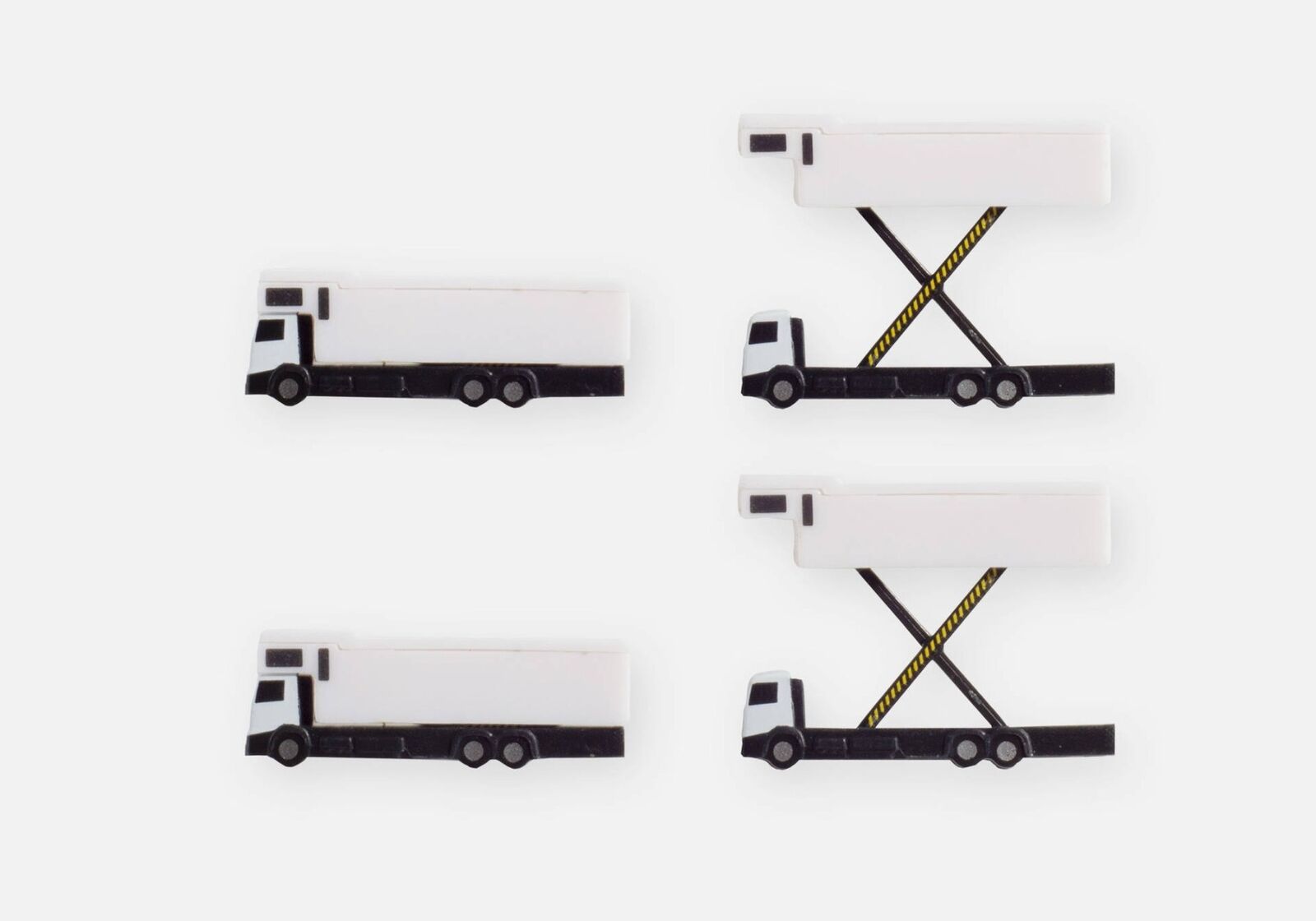 HERPA, Set di camion per catering 4in1 A380, 1/500,  HER532662