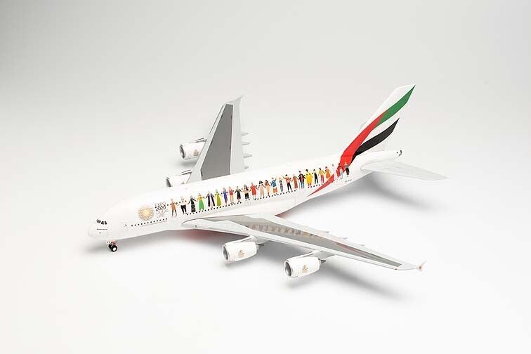 HERPA - AIRBUS A380-800 Emirates Anno di Tolleranza - 1/200 - HER571692