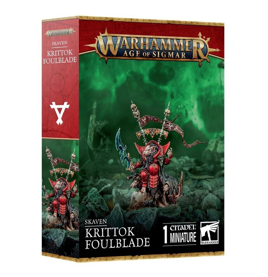 KRITTOK MALALAMA miniatura SKAVEN warhammer AGE OF SIGMAR età 12+
