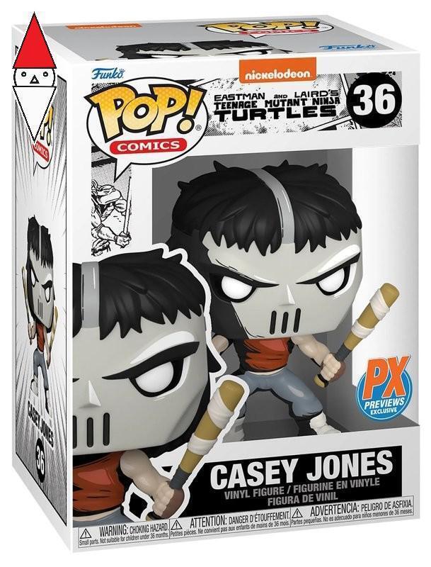 ACTION FIGURE FUNKO LCC FUNKO POP COMICS TMNT CASEY JONES W/(B AND W) CHASE