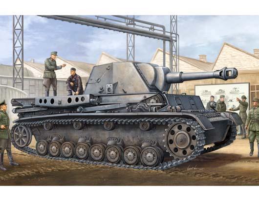 1:35 TRUMPETER KIT Heuschrecke Ivb Grasshopper 10.5Cm Lefh 18/1L/28 TR00373