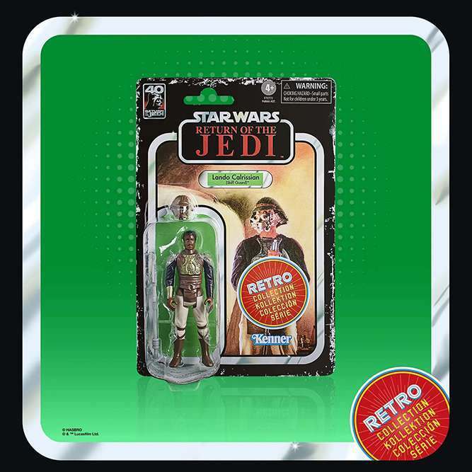 Star Wars Retro Lando Calrissian Skiff Guard Action Figure HASBRO