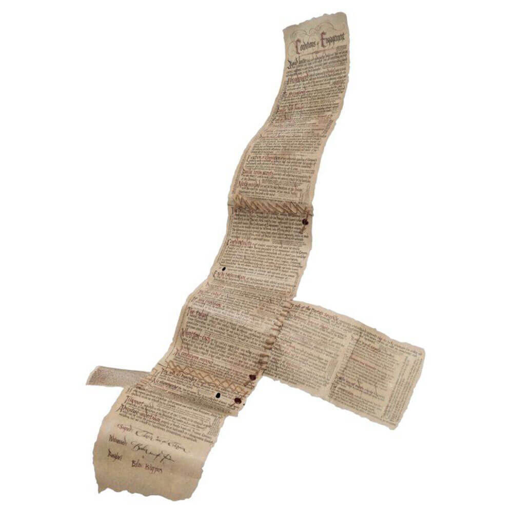 Weta Workshop il contratto del ladro Hobbit di Bilbo Baggins Mini Prop Replica