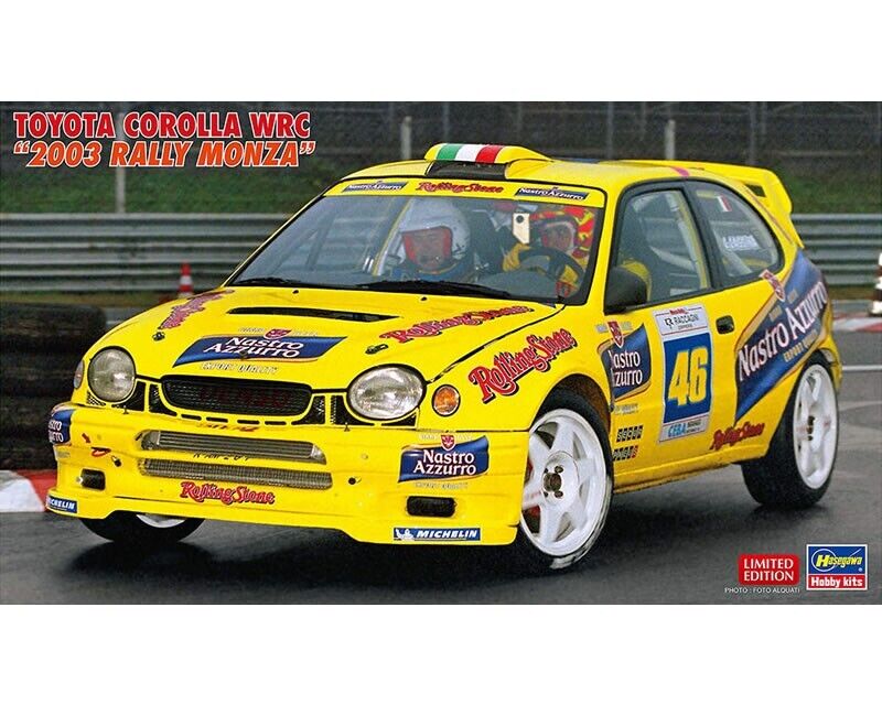 Hasegawa Toyota Corolla WRC "2003 Rally Monza" 1:24 20686 modellismo