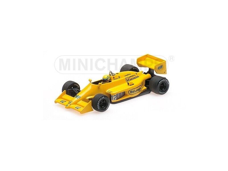 MINICHAMPS LOTUS HONDA 99T SENNA GP MONACO 1987 MODELLINO