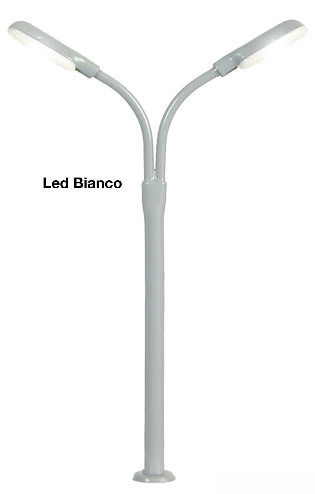 Viessmann scala N 6495 lampione ottone led bianco altezza 5  cm. a norma CE