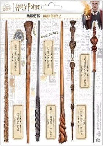Merchandising Harry Potter: Cinereplicas - Bacchette 2 (Magnet Sponge / Set Di M