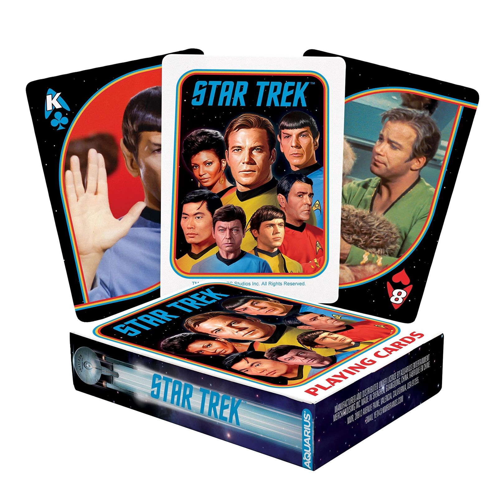 AQUARIUS Star Trek Original Series Playing Cards – Star Trek Original Series The