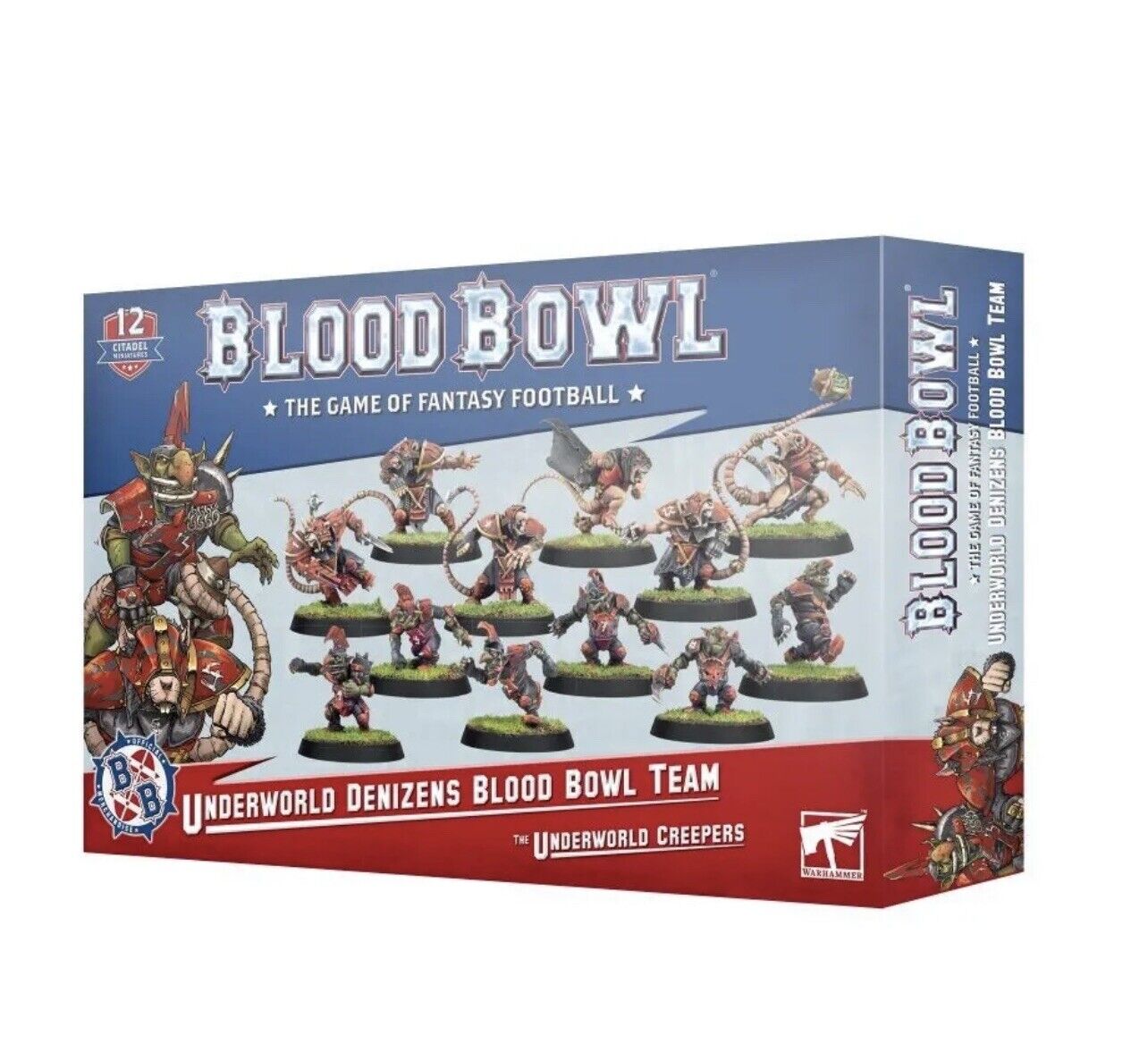 BLOOD BOWL UNDERWORLD DENIZENS Skaven team 12 miniatures