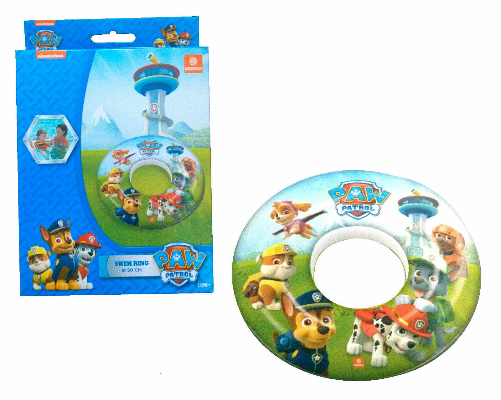 SALVAGENTE PAW PATROL CIAMBELLA PER MARE PISCINA SWIM RING - NICKELODEON