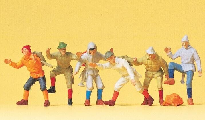 PREISER 14082 H0 1/87  ALPINISTI