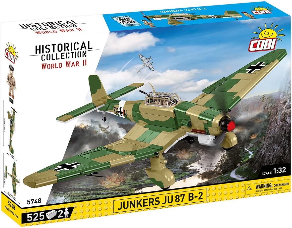 COBI, Aerei militari JUNKERS JU-87 B-2 - 525 pezzi, 1/32,  COB5748