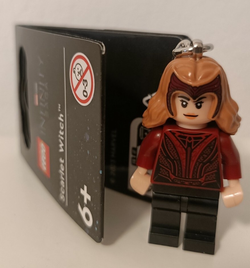 LEGO 854240 SCARLET WITCH WANDA 😎 Portachiavi Marvel Avengers NUOVO + ETICHETTA