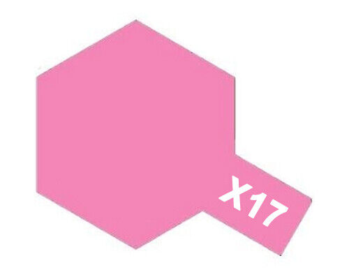 Tamiya 81517 Glossy Acrylic Paint X17 Pink (10ml) modellismo