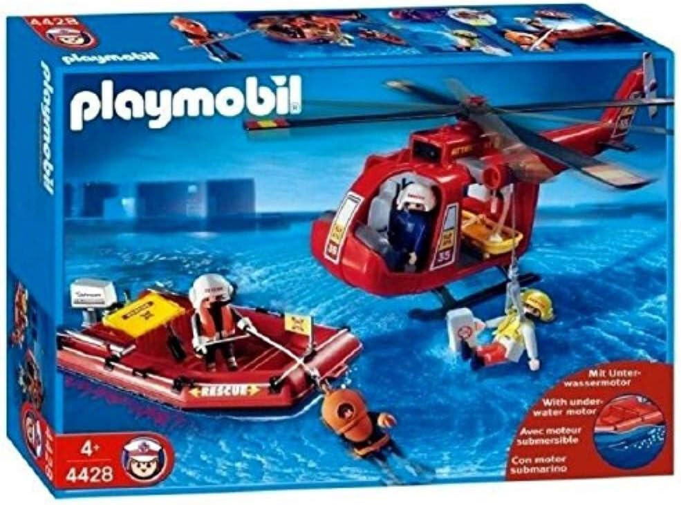 Originale PLAYMOBIL City Action 4428 - Squadra Di Salvataggio Marittimo