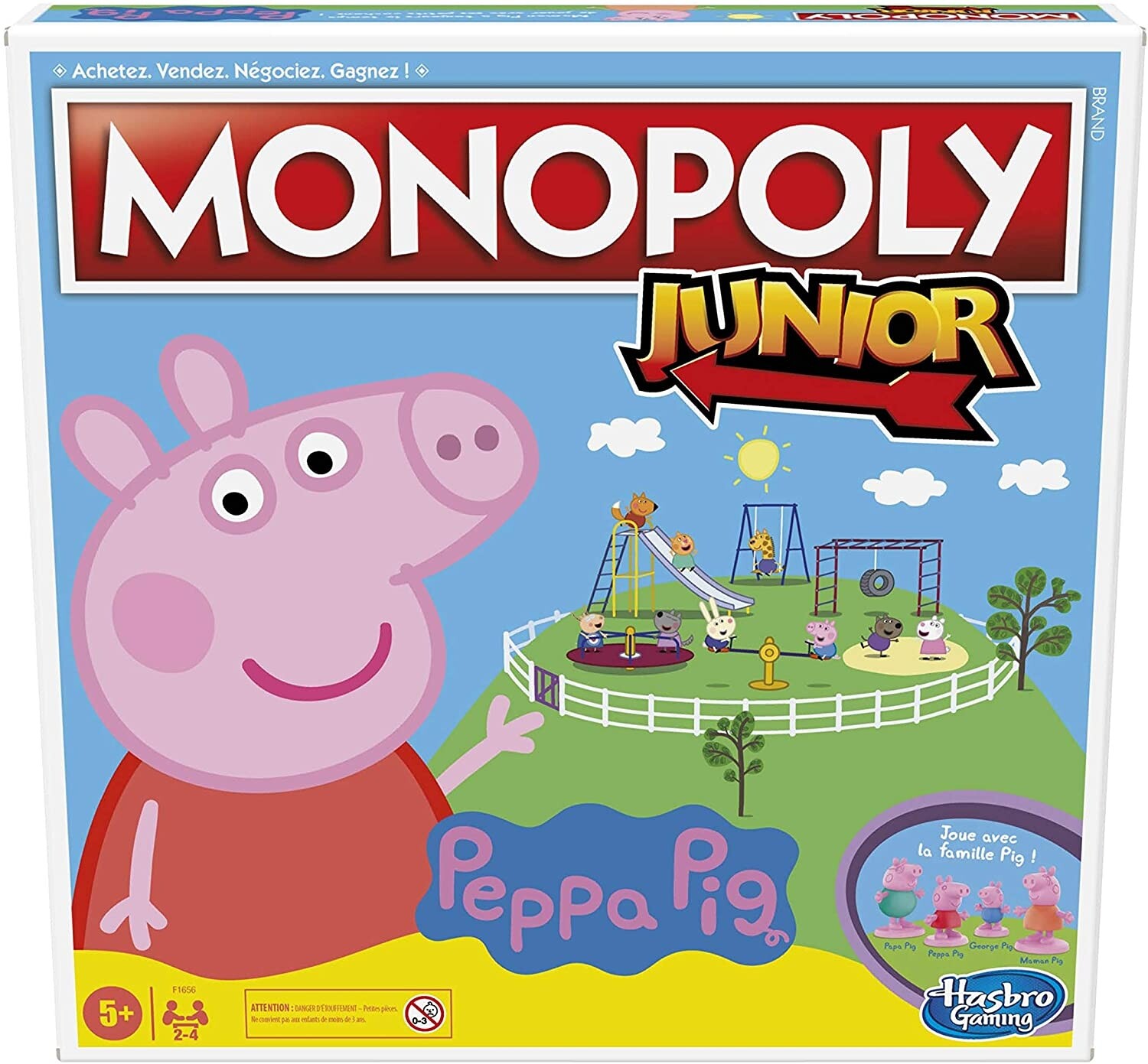 HASBRO - MONOPOLY Junior Peppa Pig -  - HASF1656