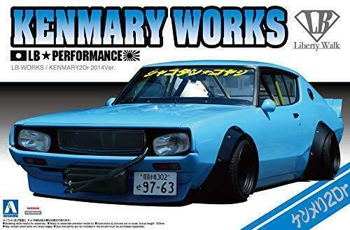 Aosima 1/24 Kit modello LB Works Nissan Skyline Kenmeri 2 Dr dal Giappone 0957