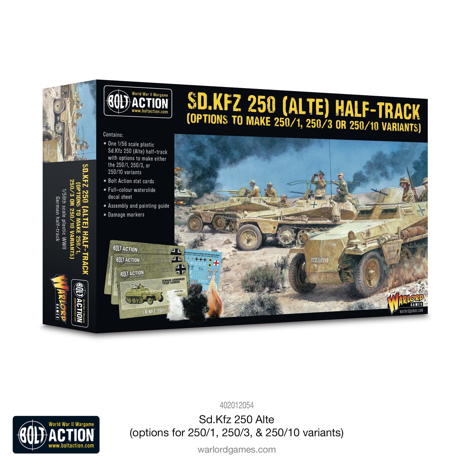 Warlord Games Sd.Kfz 250 (Alte) half-track (options to make 250/1, 250/3 or 250/