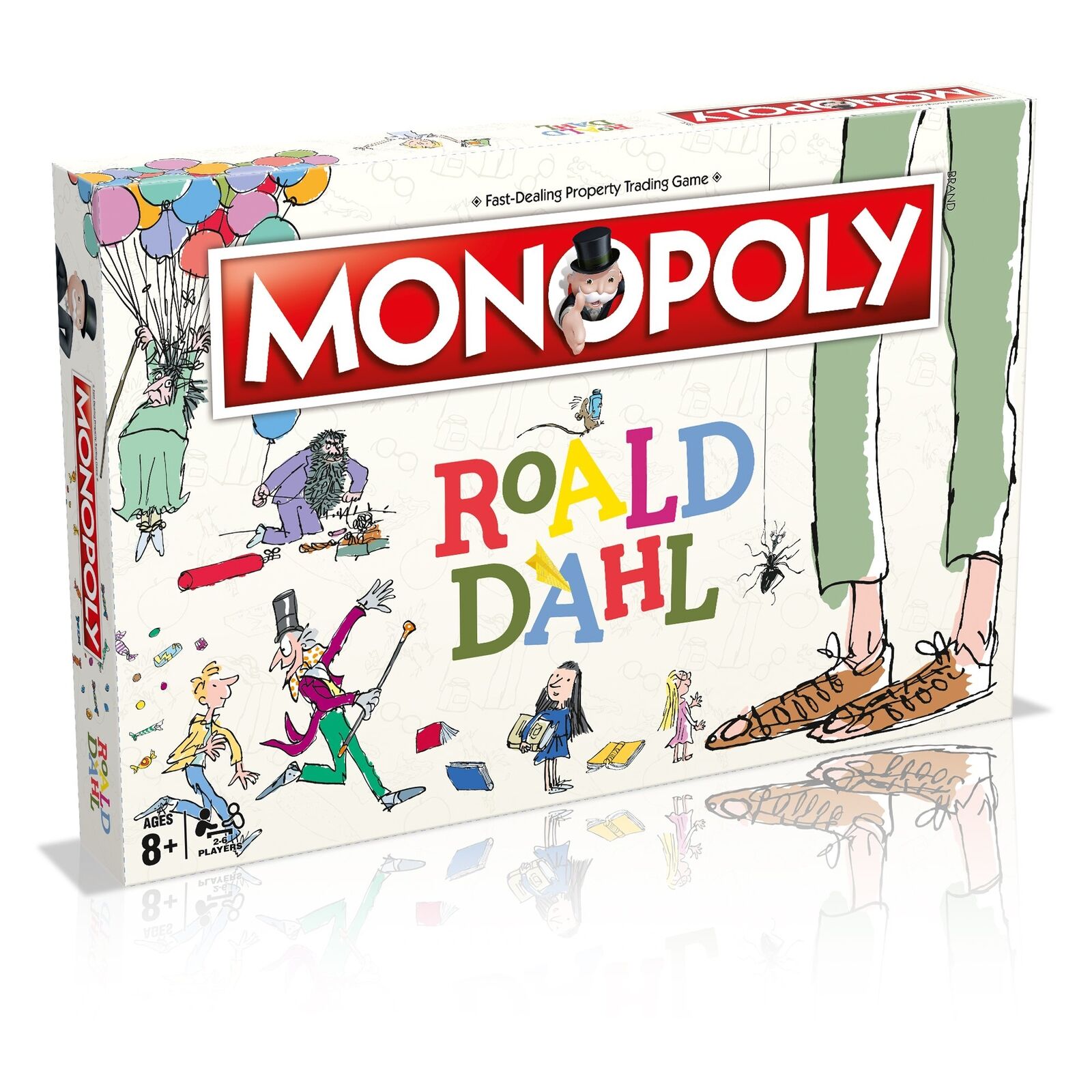 Winning Moves Roald Dahl Monopoly Board Game, Choose your token from Matilda’s b