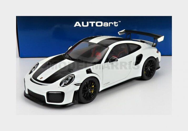 AUTOART 78171 PORSCHE - 911 991-2 GT2 RS WEISSACH PACKAGE 2019 - BLACK RIMS - WH