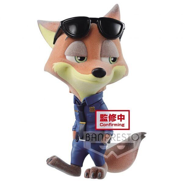 Zootopia Nick Disney Characters Fluffy Puffy Police Costume PVC Figure BANPRESTO
