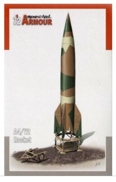 Special Armour 72003 AA4/V2 Rocket  con rampa di lancio Plastic Kit