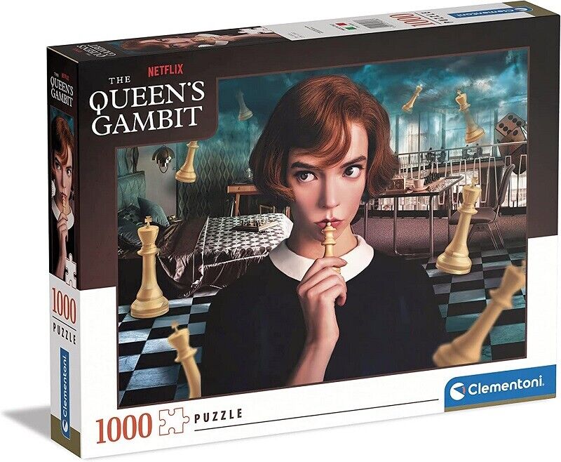 Clementoni- Queen's Gambit La Regina degli Scacchi 1000 Pezzi Adulti