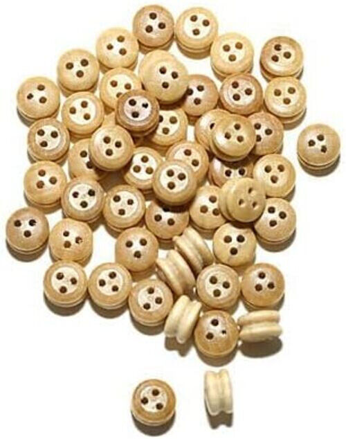 Billing Boats BF0695 - Bigotte in legno - 5 mm - 50 pcs