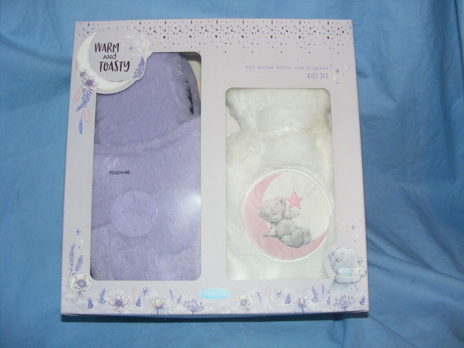 Pantofole E Caldo Acqua Bottiglia Me To You Tatty Teddy Natale Nuovo AGZ01127