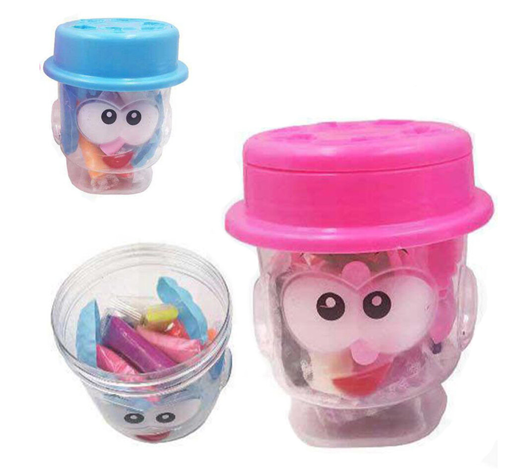 Mini secchiello Plastilina Pasta morbida da Modellare da 14PZ 6 formine bambini