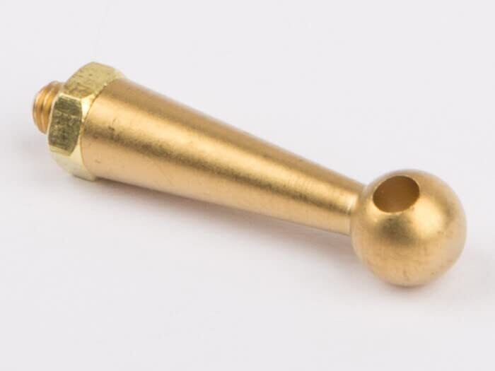 Wilesco 01886 et   Rail Supports, Brass, with Nuts