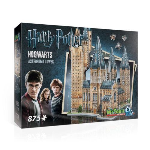 Distrineo WRB02015 Puzzle da 875 Pezzi 3D - Harry Potter: Torre di Astronomia di
