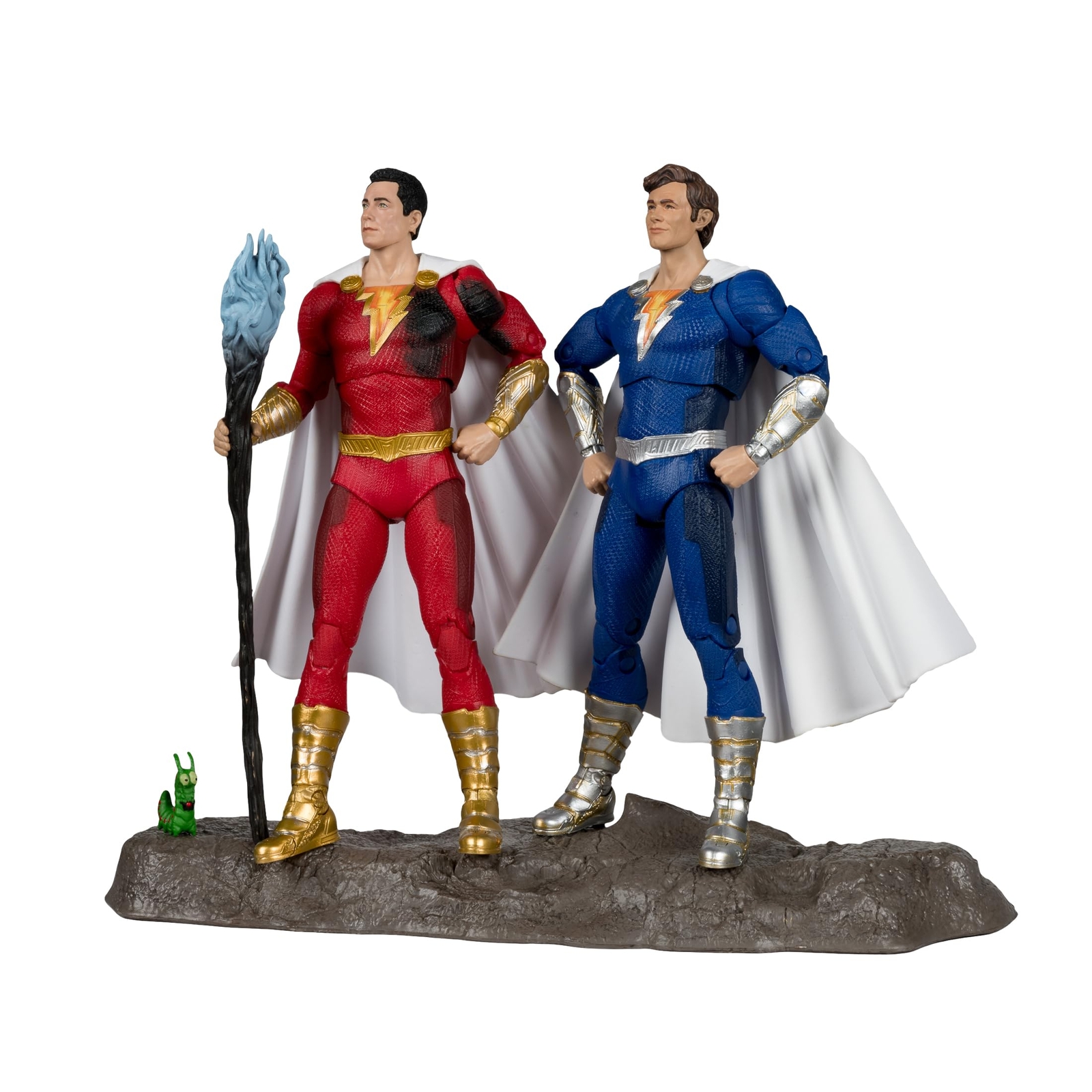 McFarlane Toys DC Multiverse Shazam & Freddy Freeman Actionfiguren, 17,8 cm, Gol