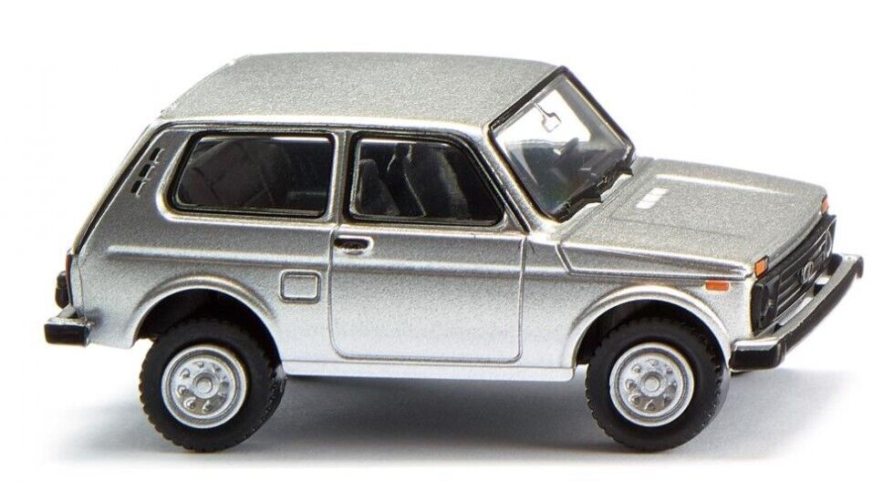 WIKING - Auto in argento metallizzato - LADA niva - 1/87 - WIK020803