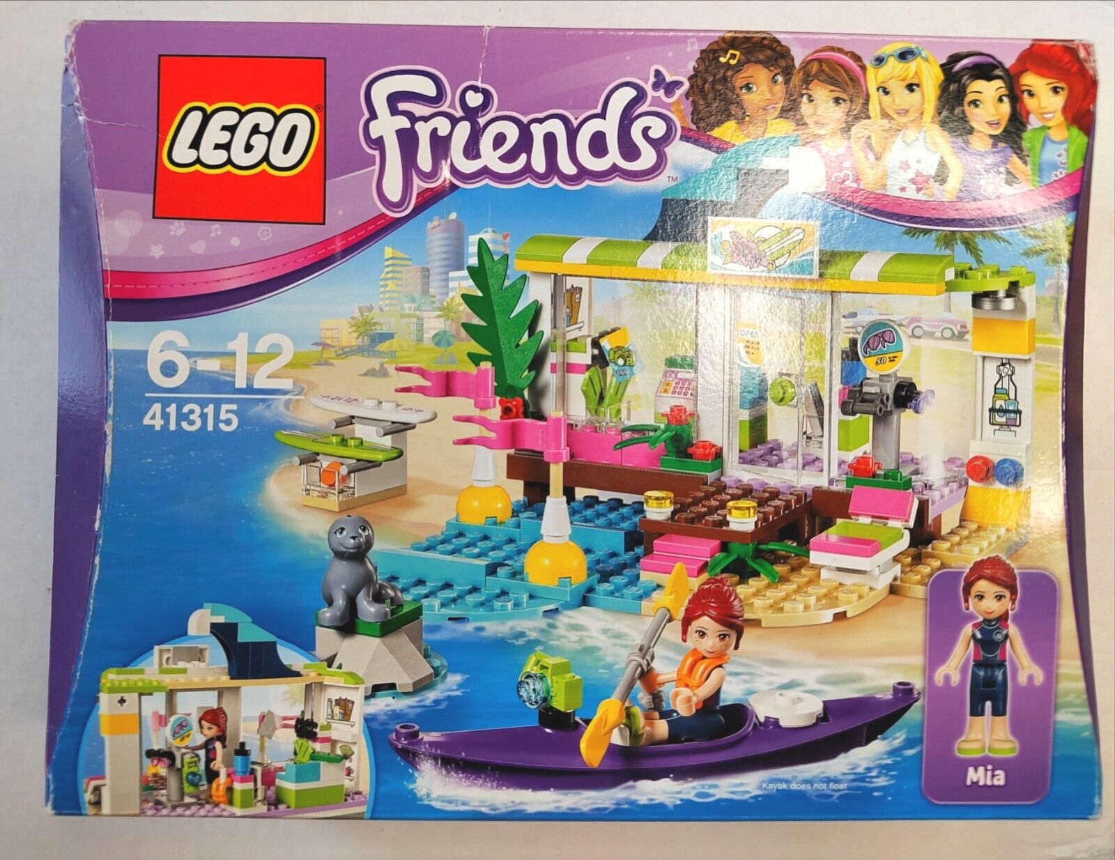 LEGO Friends Il Surf Shop di Heartlake, Lego 41315, NEW.