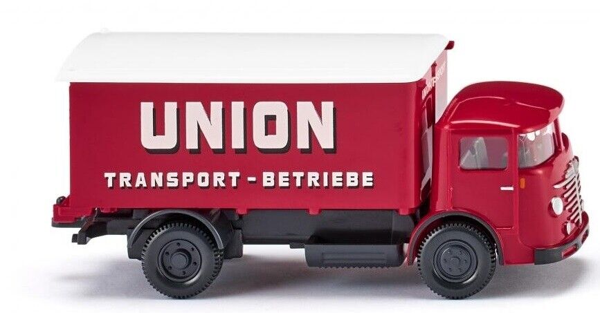 WIKING, BÜSSING 4500 4x2 Carrier UNION TRANSPORT, 1/87,  WIK047603