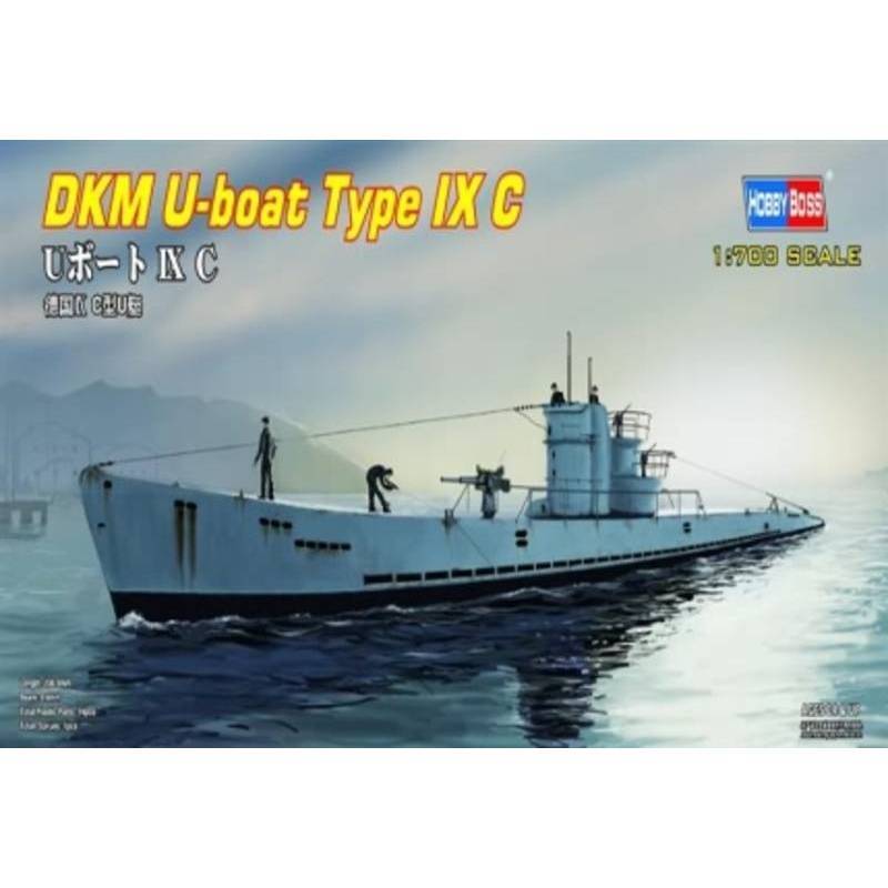 Modellino Sottomarino German U-Boat Tipo Ix C HOBBY BOSS 87007 1/700ème