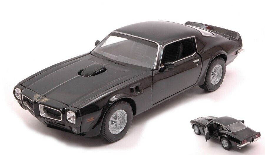 Pontiac Firebird Trans Am 1972 Black 1:24 Model 24075BK WELLY