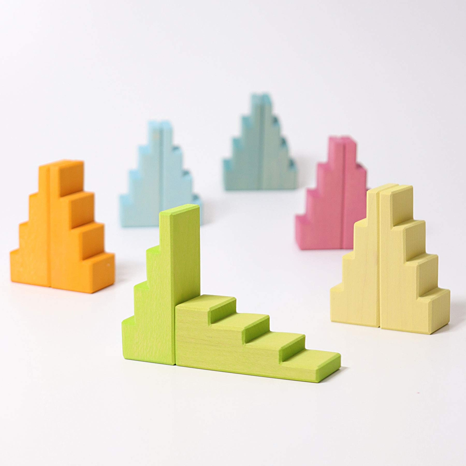 Grimm's Spiel und Holz Design Stair roofs pastel