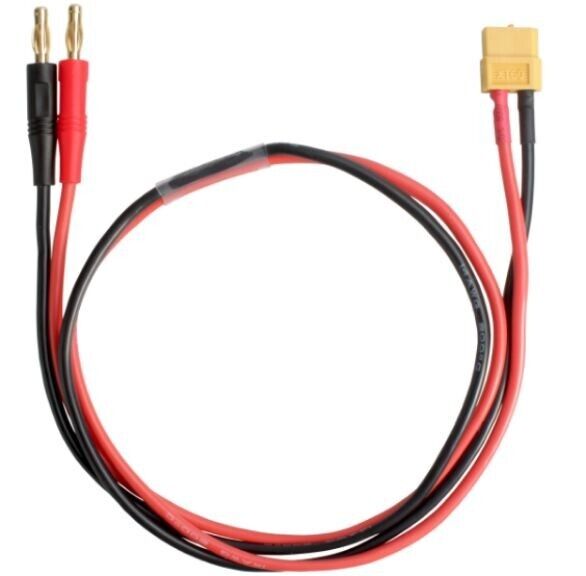 ISDT - Cavo x alimentare caricabatterie XT60 femmina e banane 4mm