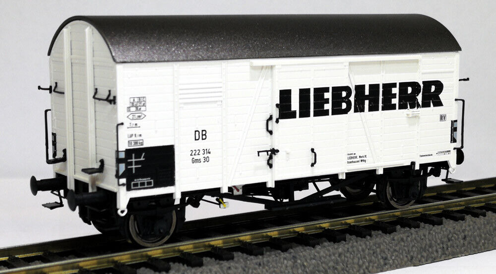 BRAWA H0 47989 – Carro chiuso Gms30 “Liebherr” – DB Ep. III