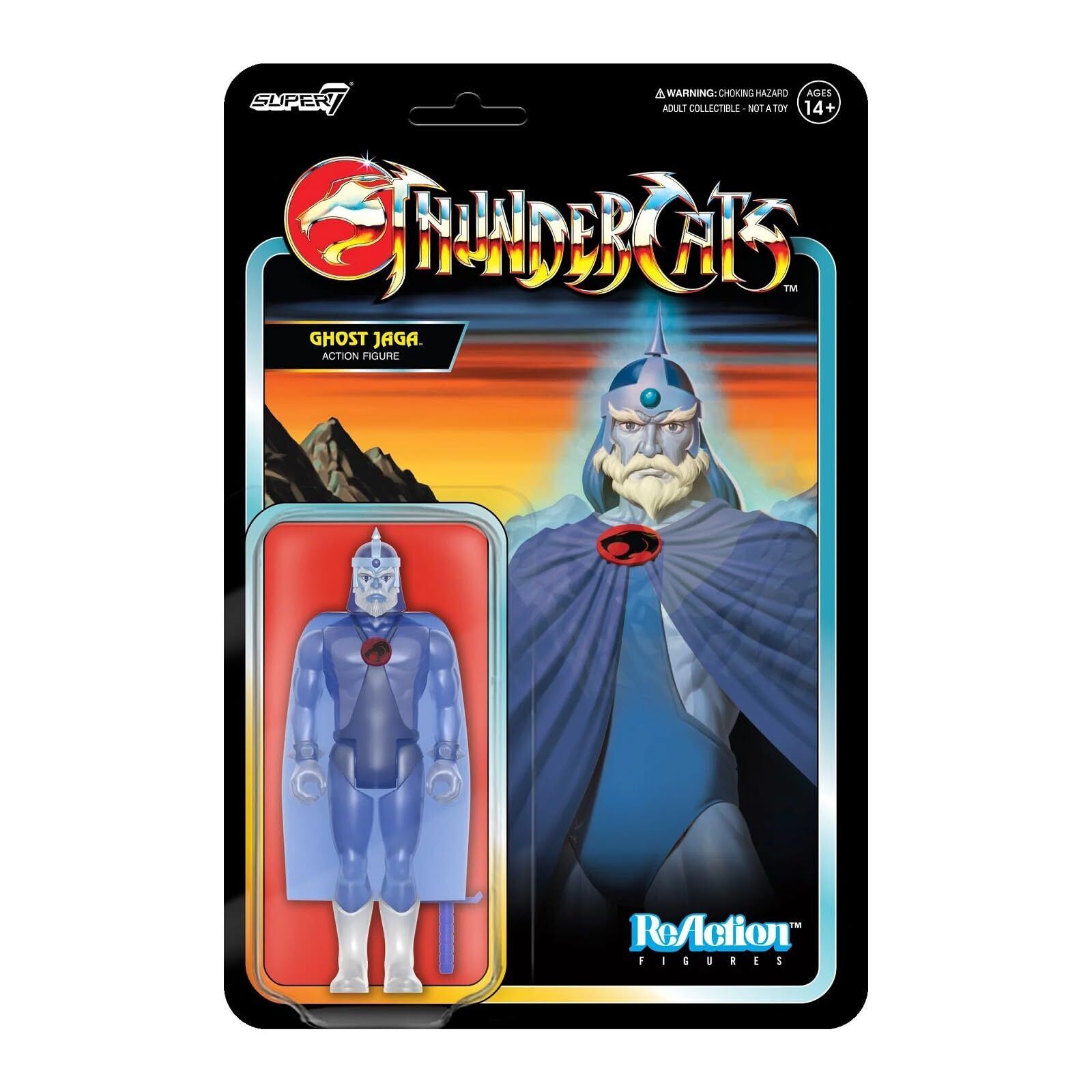 Super7 Ghost Jaga Thundercats Reaction Action Figure