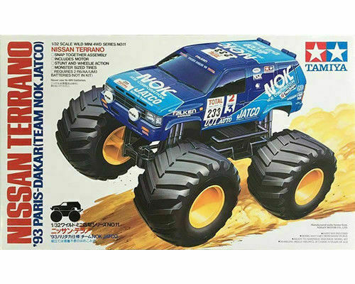 Tamiya 17011 Wild Mini 4wd Nissan Terrano '93 Paris Dakar (Team Nok Jatco) Ki...