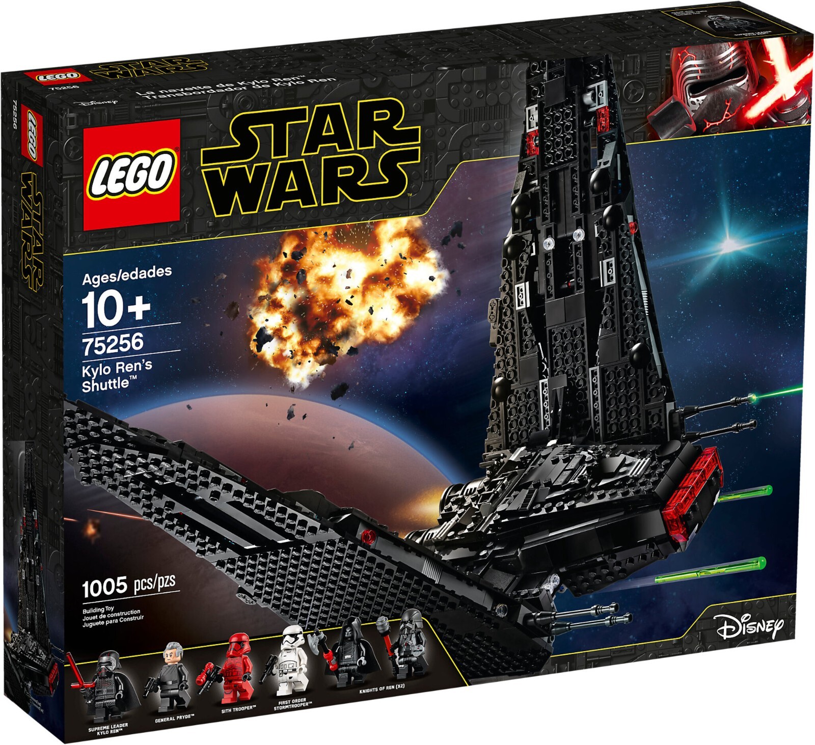LEGO 75256 STAR WARS SHUTTLE DI KYLO REN - MISB NUOVO RITIRATO - NEW RETIRED