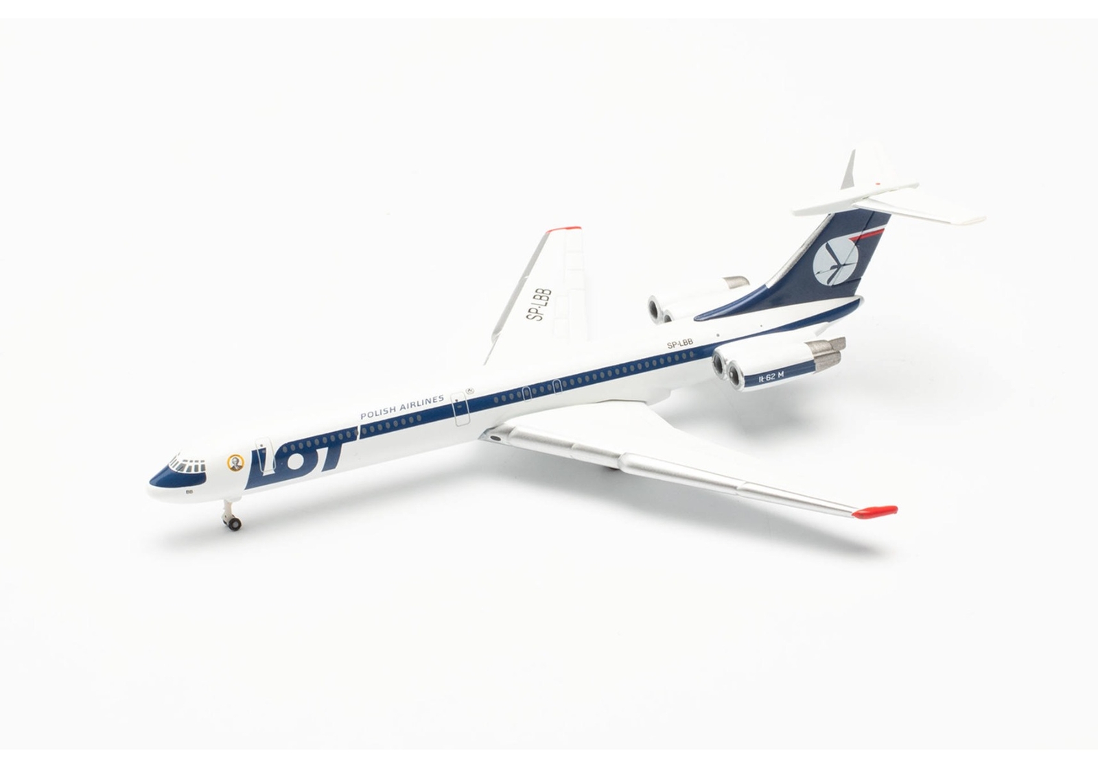 HERPA, ILYUSHIN IL-62M LOT Polish Airlines SP-LBB Ignacy Paderewski, 1/500,  ...